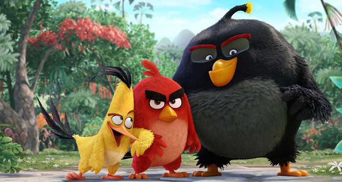 Imagem da animação Angry Birds: O Filme