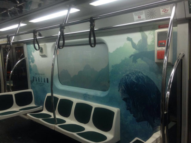 A Lenda de Tarzan metrô 1
