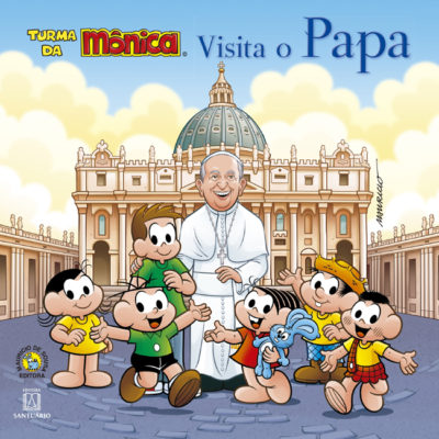 Turma da Mônica visita Papa capa